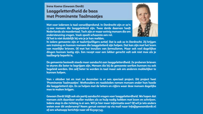 Prominente taalmaatjes