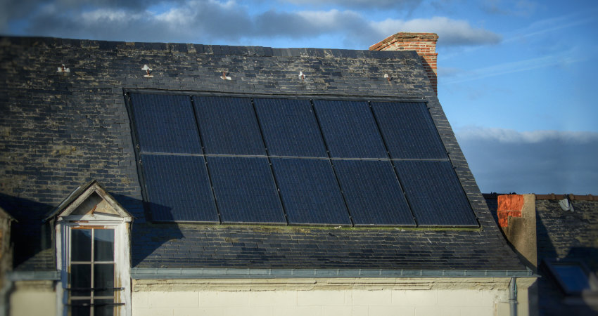 energiek - zonnepanelen op dak