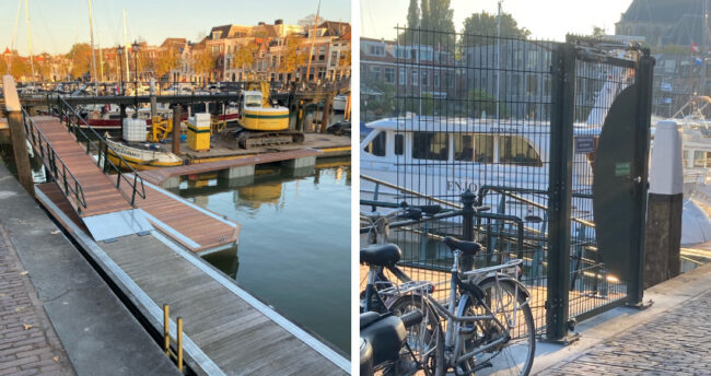 hek en helling nieuwe haven